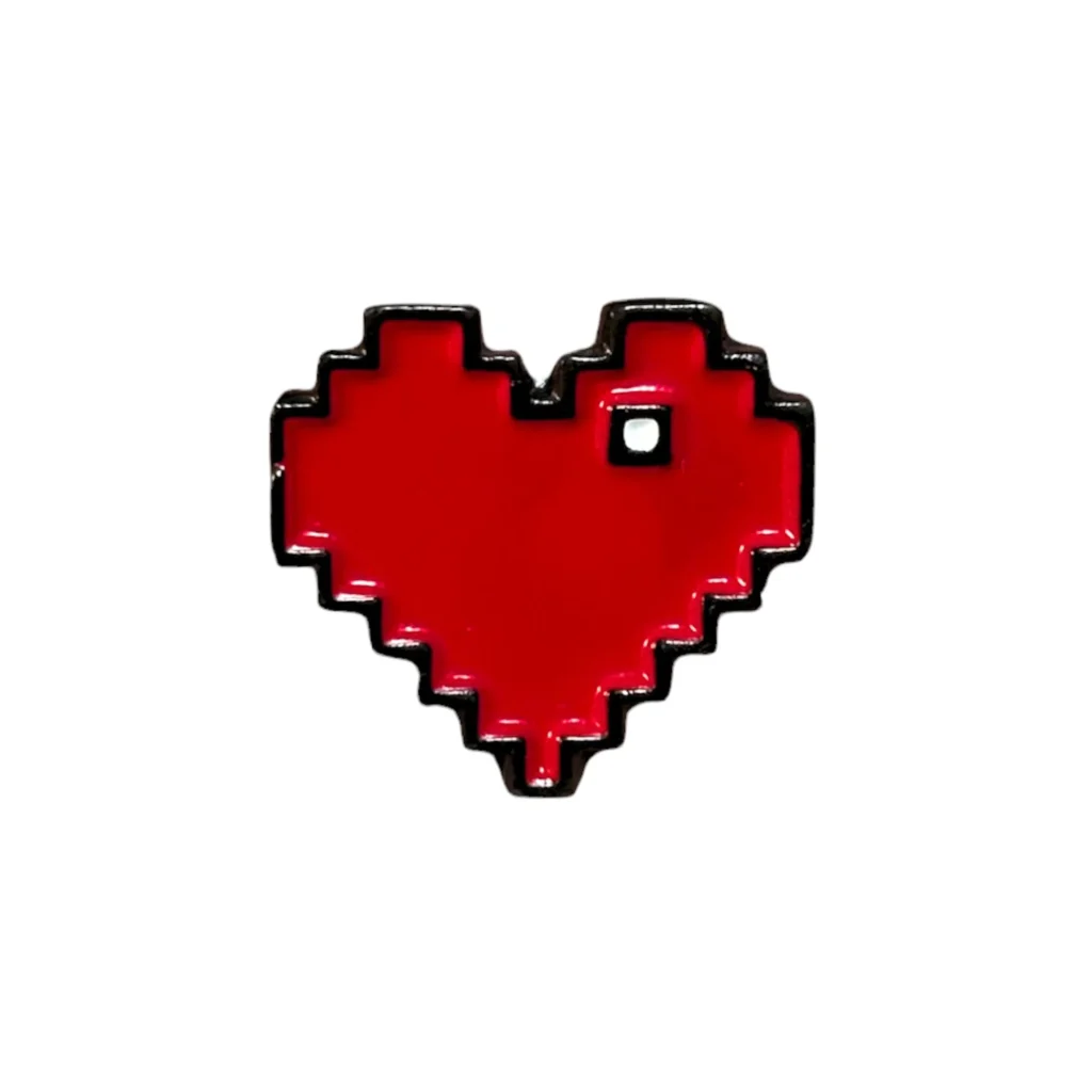 Pin: Corazón Pixel