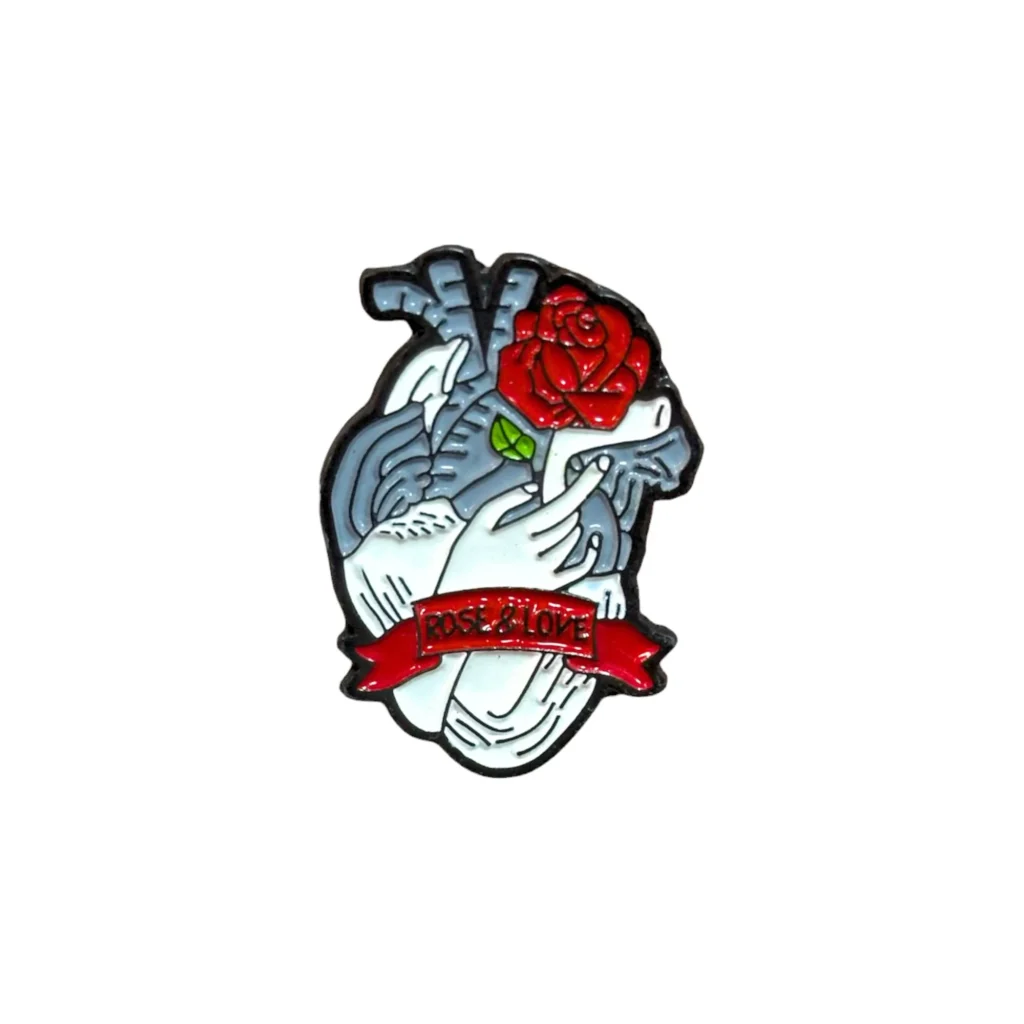 Pin: Corazón Rose and Love