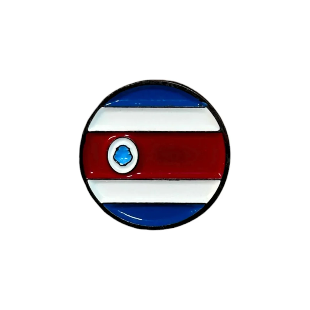 Pin: Bandera Costa Rica