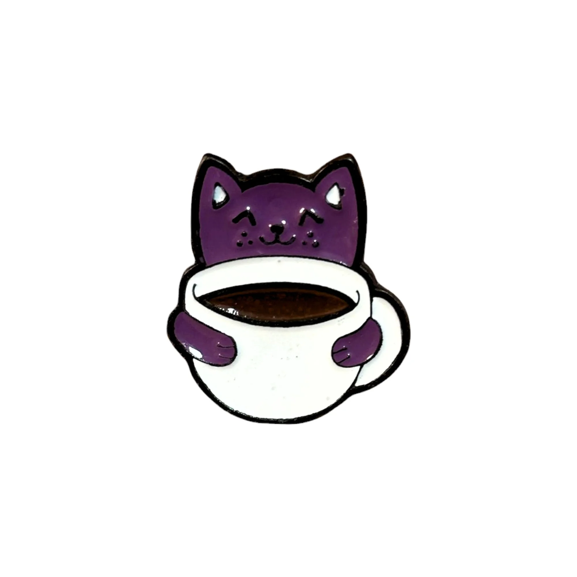 Pin: Gato con Café