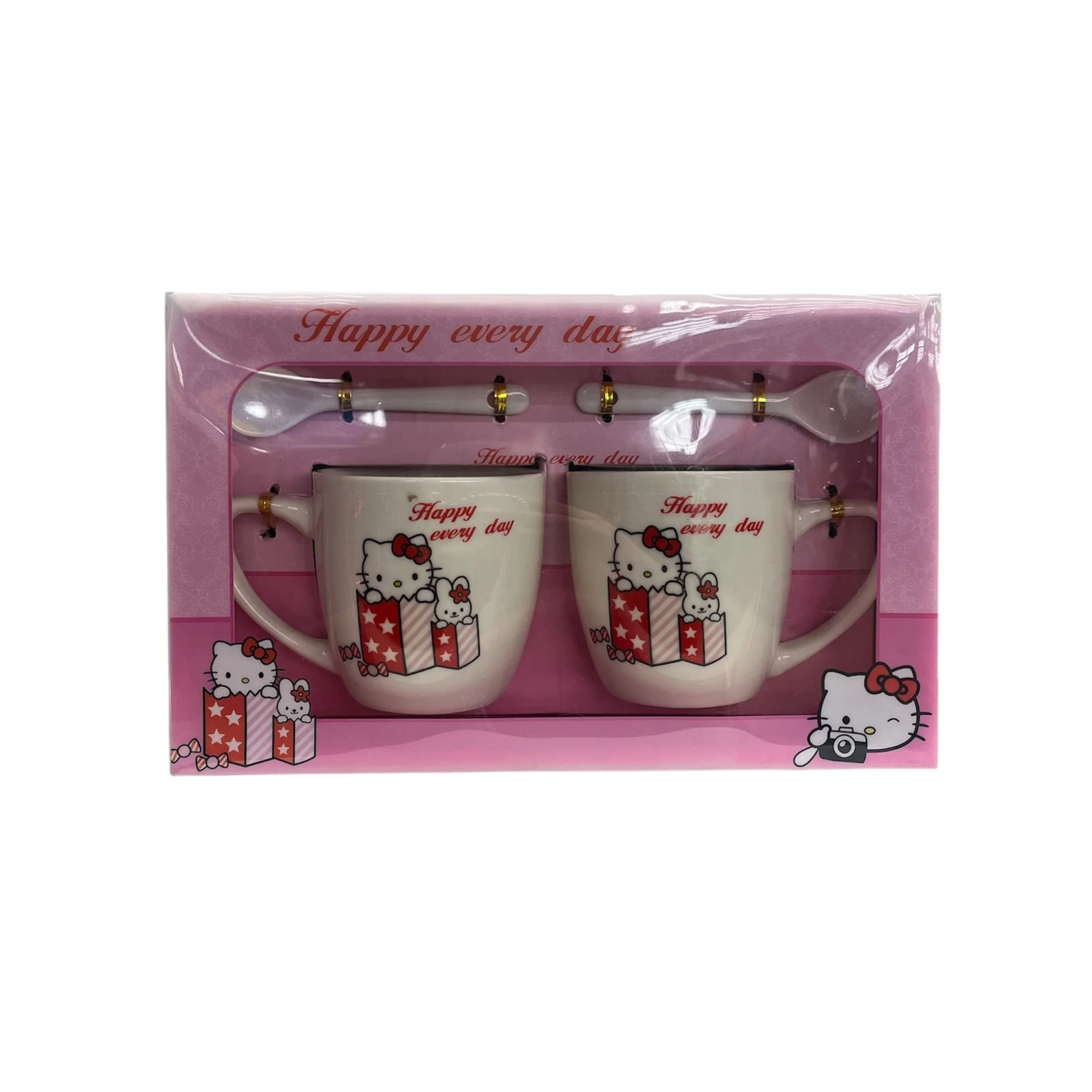 Tazas y Cucharas: Hello Kitty